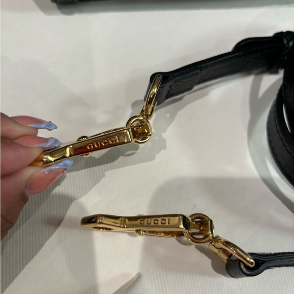 Gucci Ophedia Black Leather Handbag - Picture 6 of 17